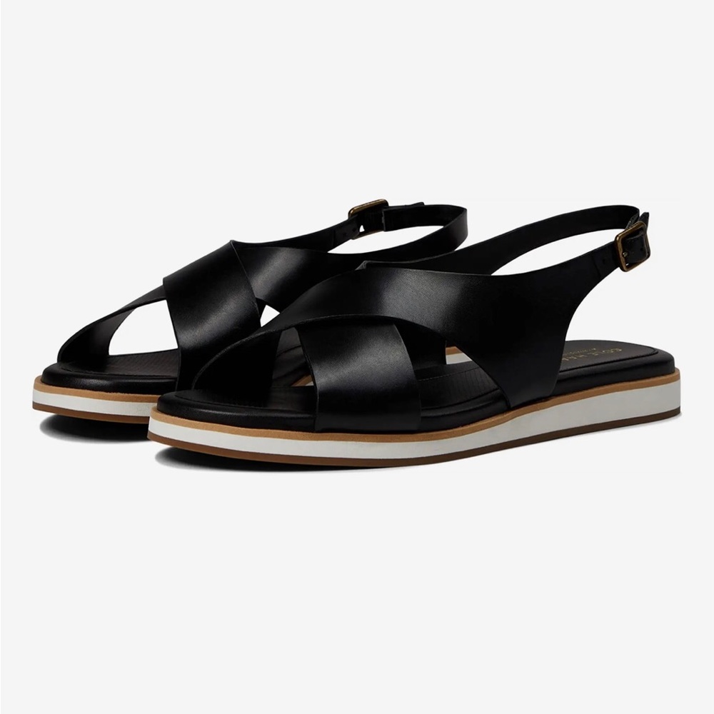 Cole Haan cross band leather slingback sandal